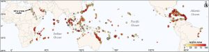 Bleaching map מפת הלבנת אלמוגים